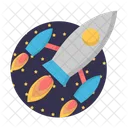 Rocket Satellite Space Icon