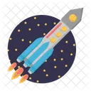 Rocket Cosmonaut Shuttle Icon