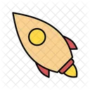 Fly Startup Spaceship Icon