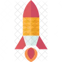 Rocket Spacecraft Launch Icon