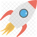 Rocket Missile Startup Icon