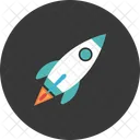 Rocket Launch Fly Icon