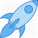 Rocket Spaceship Launch Icon