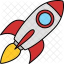 Rocket Spaceship Launch Icon