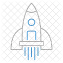 Rocket Strategy Space Icon