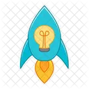 Rocket Launch Business Icon