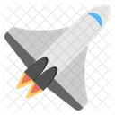 Rocket Flying Spaceship Icon