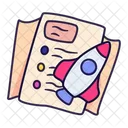 Rocket Startup Document Icon