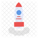 Spaceship Launch Startup Icon