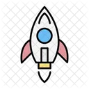 Spaceship Launch Startup Icon