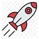 Spaceship Launch Startup Icon