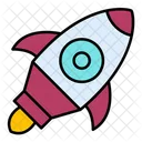 Spaceship Launch Startup Icon