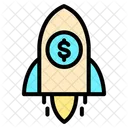 Rocket Startup Money Icon