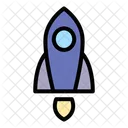 Rocket Spaceship Launch Icon