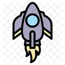 Rocket Spaceship Launch Icon