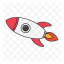 Rocket Spaceship Launch Symbol