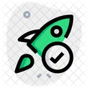 Rocket Check Startup Check Check Icon