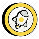 Rocket Coin  Icon