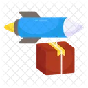 Rocket Delivery Logistic Delivery Rocket Shipment Icon