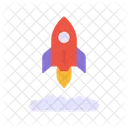 Rocket Flying  Icon
