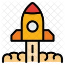 Rocket Growth Up Icon  Icon