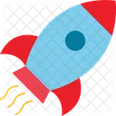 Rocket Growth Acceleration Business Expansion Icon