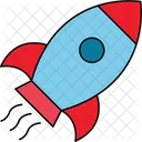Rocket Growth Acceleration Business Expansion Icon