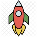 Rocket Spaceship Launch Icon