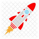 Rocket Spaceship Launch Icon