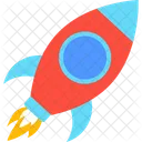 Spaceship Launch Startup Icon