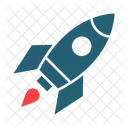 Rocket Spaceship Launch Icon