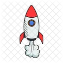 Rocket Spaceship Launch Icon