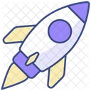 Rocket Spaceship Launch Icon