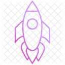 Rocket Spaceship Launch Icon