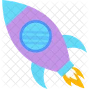 Spaceship Launch Startup Icon