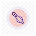 Rocket Spaceship Launch Icon