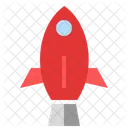 Rocket Spaceship Launch Icon