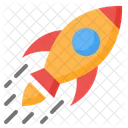 Rocket Startup Launch Icon