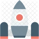 Rocket Spaceship Launch Icon