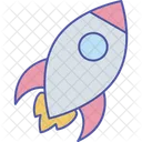 Rocket Spaceship Astronomy Icon