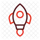 Spaceship Launch Startup Icon
