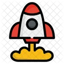 Rocket Launch Startup Icon