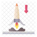 Rocket Landing  Icon