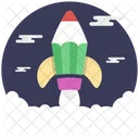 Rocket Launch Missile Icon