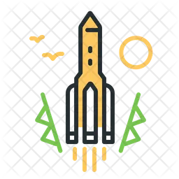 Rocket Launch  Icon