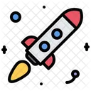 Rocket Star Space Icon