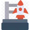 Rocket Startup Spaceship Icon