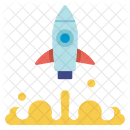 Rocket Launch  Icon