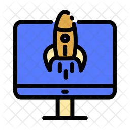 Rocket Launch  Icon