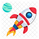 Rocket Launch Space Rocket Missile Launch Icon